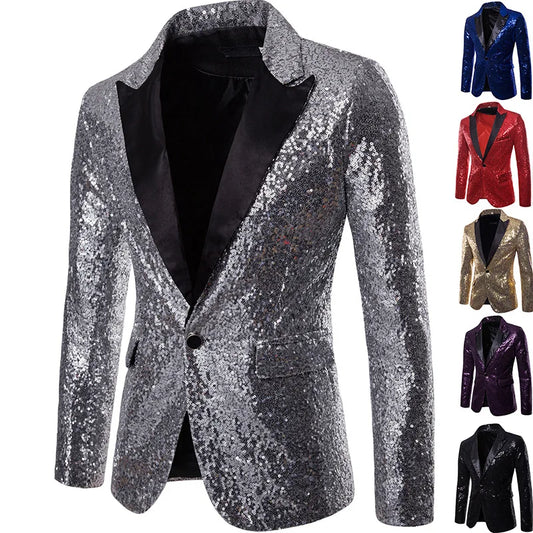 Men Blazer Banquet Wedding Blazer Party Blazer Bar Night Club Suit Men Coats Bright Suit Paisley Suit Fashion Men Suit