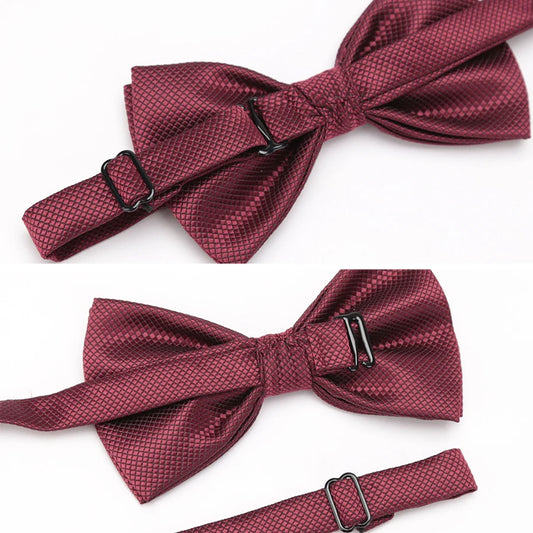 XGVOKH MEN lancho a moda Butterfly Party Wedding Wedding Bow para meninos meninas Candy Color Solid Bowknot Acessórios por atacado Bowtie