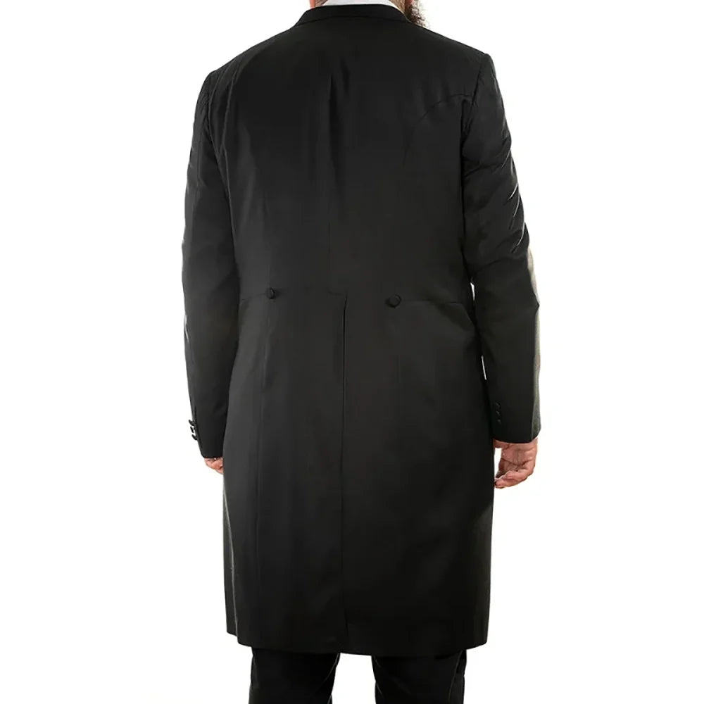 New Arrival Men's Suits Formal Two Piece Long Blazer Classic Double Breasted Daily Office Casual Male Costume Homme Jacket Pants