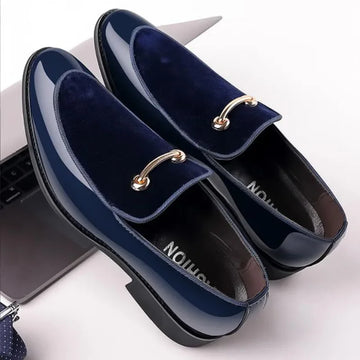 Men's Luxury Business Oxford Leather Shoes for Men Breathable Patent Leather Formal Shoes big Size Man Office Wedding Flats Male