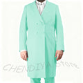 New Arrival Men's Suits Formal Two Piece Long Blazer Classic Double Breasted Daily Office Casual Male Costume Homme Jacket Pants