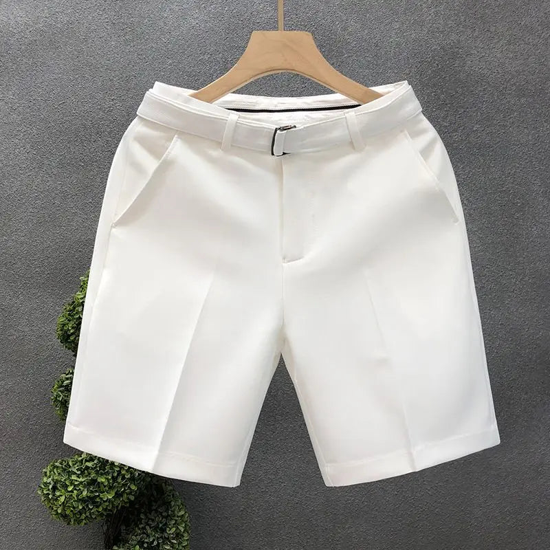 Casual Slim Fit Men's Suit Shorts Essential Stylish Summer New In Pant 2025 Korean Style Luxury Personalizate Male Short Pants