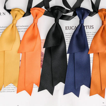 22cm Simple Candy Color Neck Tie Men's Women Business Dress College Style Shirt Bowtie for Womens Cute Wedding Neck Accessories
