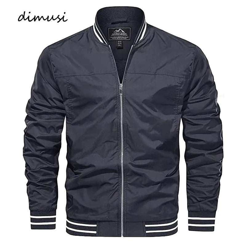 Spring Autumn Men's Bomber Jackets Casual Outerwear Windbreaker Pilot Coats Men Sports Golfwear Baseball Jackets Clothing