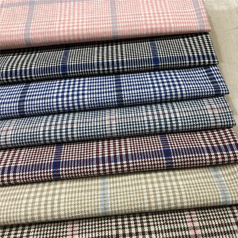 New Design Plaid Men Suits High Quality Slim Fit Notched Lapel Formal Business Male Outfit Two Pieces Wedding Set Jacket Pants