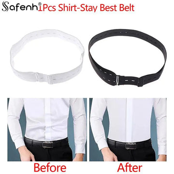 Men Women Shirt Stay Best Belt Non-slip Wrinkle-Proof Shirt Holder Straps Adjustable Belt Locking Belt Holder Near Shirt-Stay