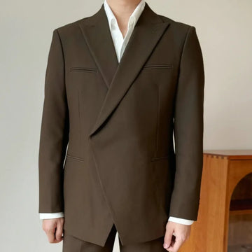 Suit à bouton unique de haute qualité Veste des blazers hommes décontractés hommes slims costume de costume