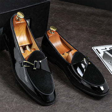 Men's Casual Business Loafers High Quality Luxury Leather Shoes for Men Fashion Elegant Slip on Dress Shoes Outdoor Drive Shoes