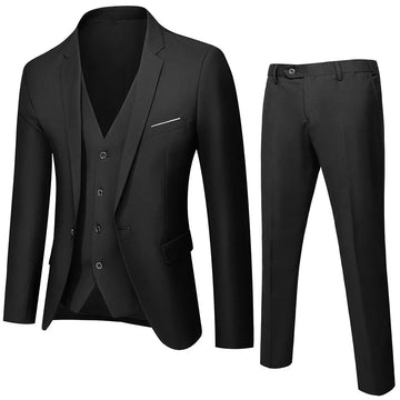 J11 Suit pour hommes à deux pièces Style coréen Shime Suit Men Business Business Professional Wear Formal Best Man Robe de mariée du marié