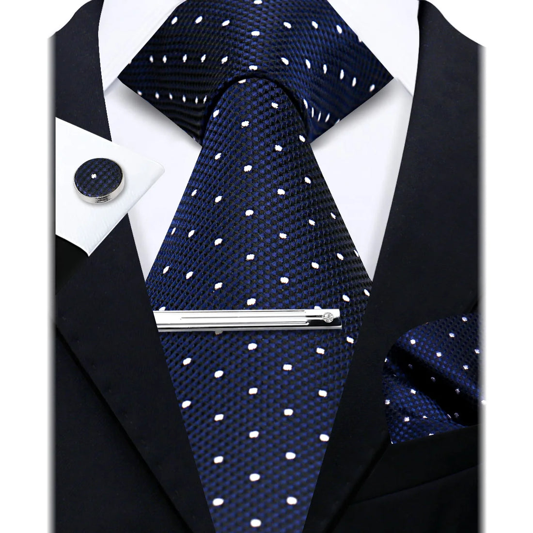 Elegant Ties For Men Paisley Striped Men Luxury Necktie Set Handchief Cufflinks 3 Pcs For mens Business Wedding Suit Accessories