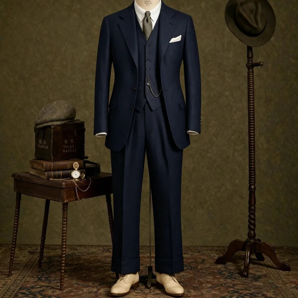 Linen Wedding Tuxedo For Summer Party 3 Pieces Beach Men Suits Slim Fit Groom Blazer Trousers Vest Set costume homme