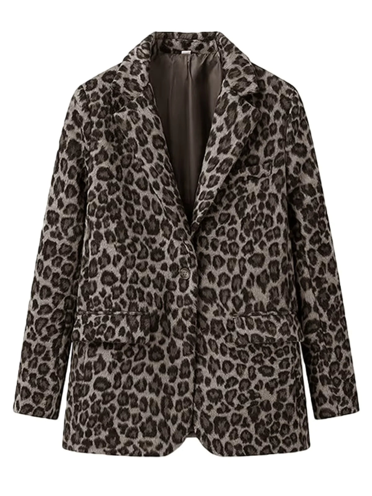 Men's Suits Leopard Blazer Luxury Casual Peak Lapel Single Breasted Slim Fit 1 Piece Jacket Party Handsome Customized Sport Coat