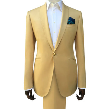Single Breasted Slim Fit Men's Suit 2 Pieces High-end Occasion Male Formal Clothing Banquet Customized