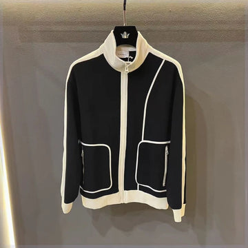 Fashionable and Trendy Zipper Versatile Jacket Stand Up Collar Youth Casual New Style Men's Slim Fit and Handsome Top