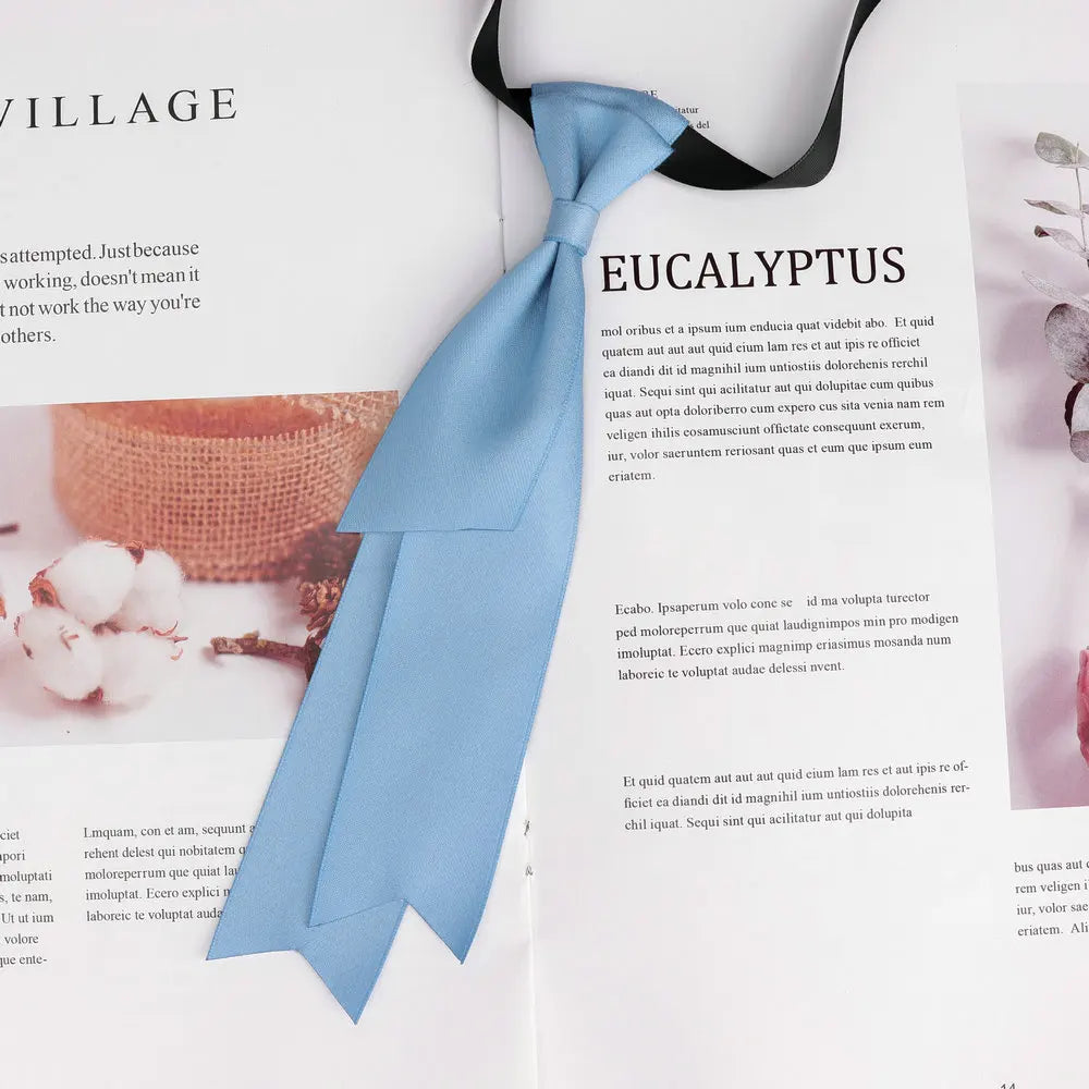 22cm Simple Candy Color Neck Tie Men's Women Business Dress College Style Shirt Bowtie for Womens Cute Wedding Neck Accessories