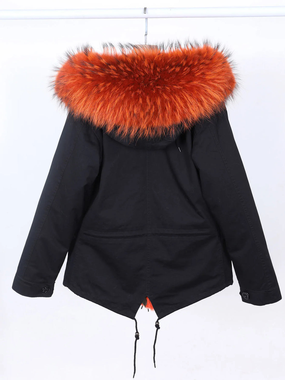 Maomaokong Women's Winter Jacket 2025 Embroidered Natural Real Fur Collar Removable Lining Female Parkas Outerwear Coat