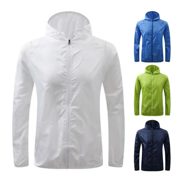 Summer UV Women Men Skin Coat Thin Quick Drying Sunscreen Coats Summer Anti uv Unisex Sports Jogging Windbreaker
