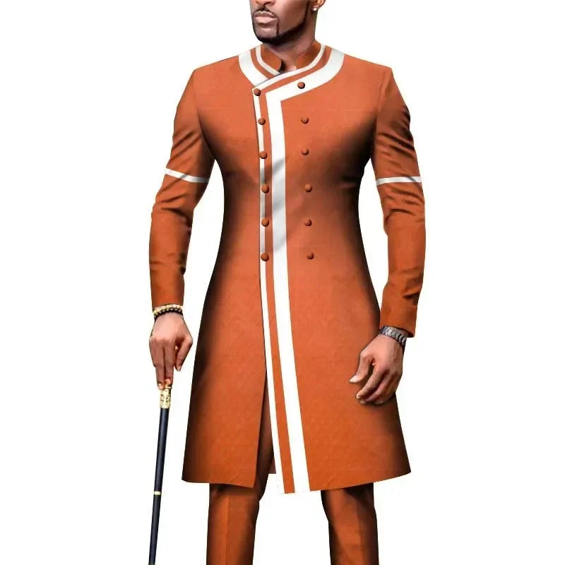 Men's Suits Slim Fit Fashion Floral Printed Peak Lapel Suits Jacket with Pants 2 Pieces Prom Party Wedding Tuxedo Luxury Blazer