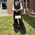 2026 New Arrive Luxury Black Women's Suit 2 Pieces Vest Pants Office Commute Lady Chic Office Outfit Banquet Custom Streetwear