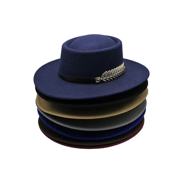 Adult Top Hat Jazz Style Fashionable Retro British Cap Versatile Elegant Headwear Men Women Winter Summer