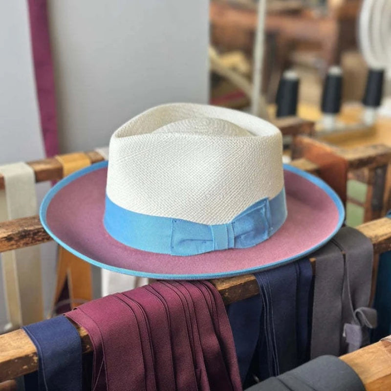 2025 Designer New Baocao Jazz Panama Wool Straw Hat Autumn Winter Women/Men Wide-brimmed Sunshade Hat UV-proof Fedoras Hat Gift
