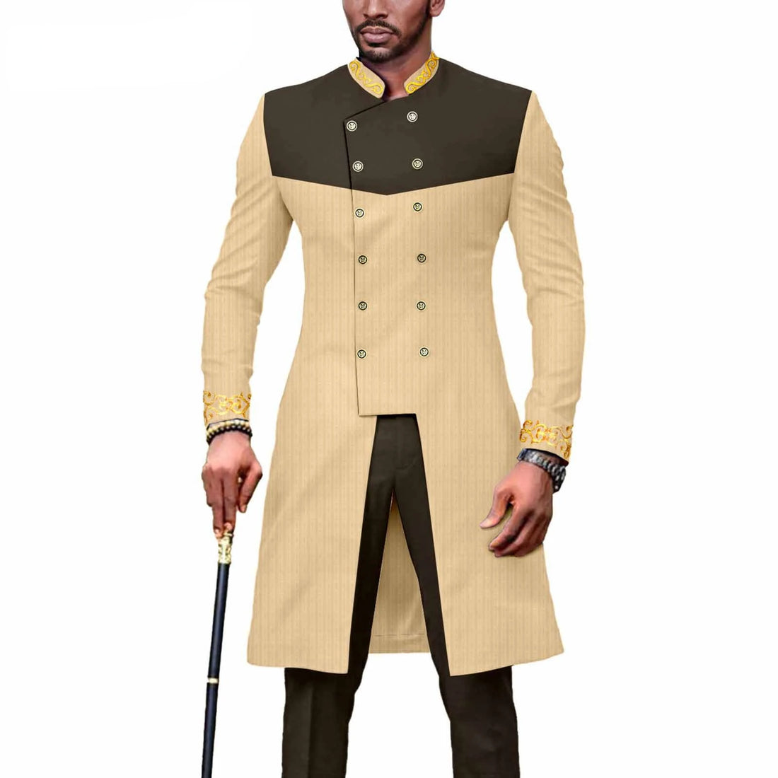 New Casual Fashion African Men's Suit Slim-fit Two-piece Set Ropa Hombre Pant Sets Спортивный Костюм Мужской Roupas Maculinas