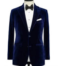 American Style Suit Jacket For Men Notched Lapel Slim Fit Male Blazer 1 Piece Velvet Smoking Jacket Ready To Ship 2025