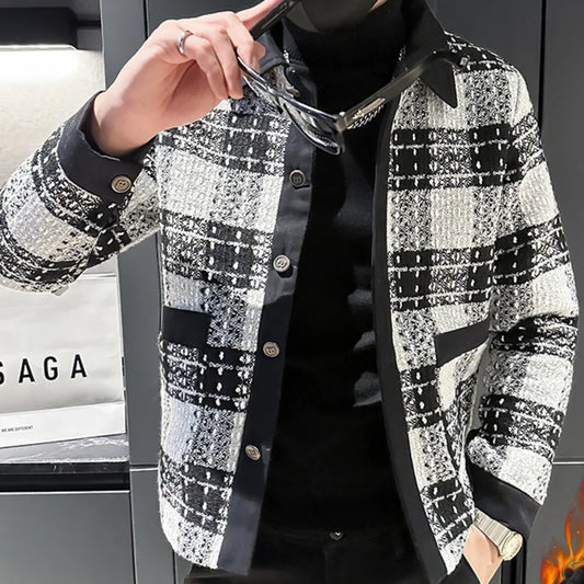 Jaqueta Social Male Male Single Bastted Vintage Bomber Jacket Men casual Keep Warm Jacket Club Fort Men Japanese japonês