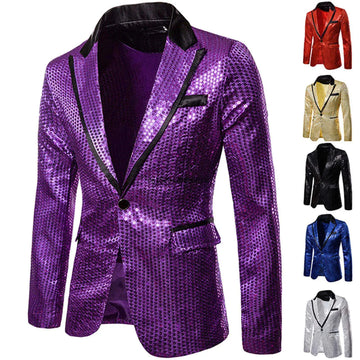 Jaqueta de blazer decorada e brilhante de ouro para homens de formatura masculino masculino masculino blazer homme figurino de fase para cantor