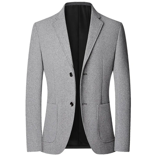 2024 Autumn Men Blazers Suit Jackets Business Casual Suit de lã Casagens