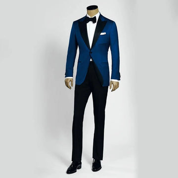 Single Breasted 2 Pieces Men's Suit Wedding Groom Tuxedo Dinner Party Dress Formal Occasion Blazer Set