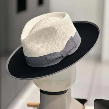 2025 Designer New Baocao Jazz Panama Wool Straw Hat Autumn Winter Women/Men Wide-brimmed Sunshade Hat UV-proof Fedoras Hat Gift
