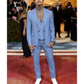 New Autumn Men's Suit Modern Style One Buttton Notched Lapel Classic Outfit Three Piece Slim Fit Prom Party Gala Male Suit