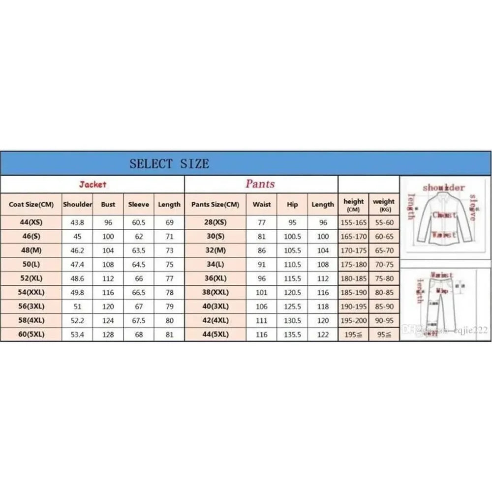 Fashion Smart Business Costume Homme Men Suits Dinner Party Tuxedos Work Commute Jacket Pants 2 Pieces