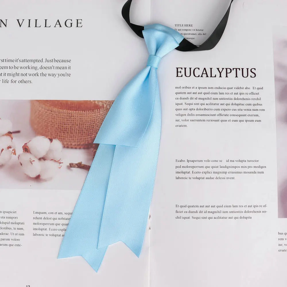 22cm Simple Candy Color Neck Tie Men's Women Business Dress College Style Shirt Bowtie for Womens Cute Wedding Neck Accessories