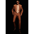 Men Satin Suit Single Breasted Slim Fit Formal Male Clothing Wedding Groom Tuxedo High Quality Dinner Party Dress