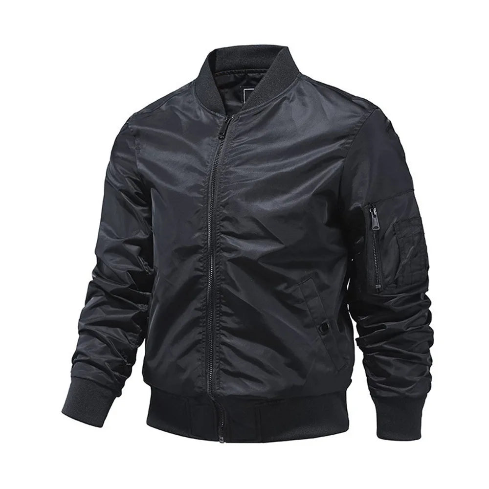 MA1 Air Force bomber jacket, a fashionable thin and form-fitting coat for men, suitable for the M-5XL in spring and autumn