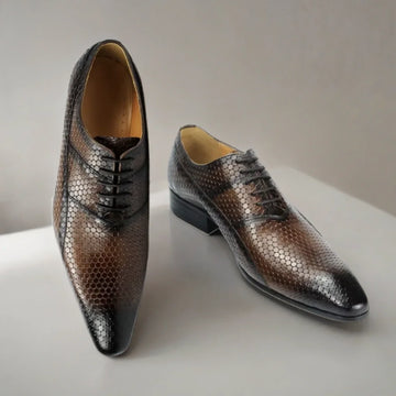 Formal Shoes Men Genuine Leather Handmade Business Office Oxford Shoe Elegant Dress  Workplace Business Sapato Social Masculino