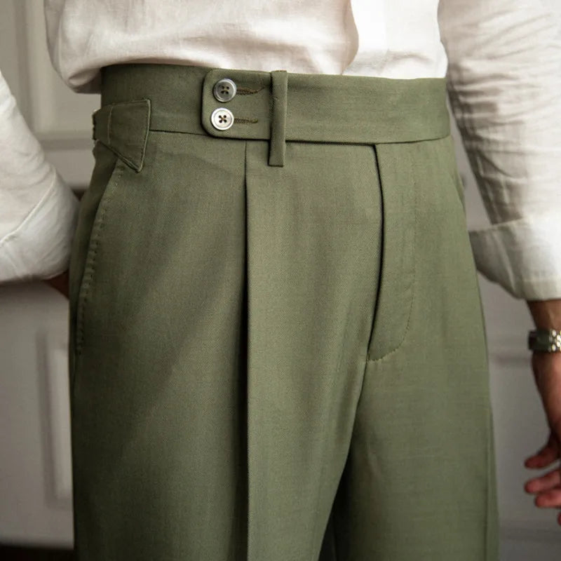 Pantaloni pantaloni di alta qualità per uomo pantalone per ufficio uomini affari casual pantalone outfit del club sociale britannico 2022 pantalones hombre