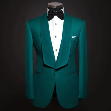Single Breasted Men's Suit 2 Pieces Jacket Pants High Quality Male Clothing Dinner Party Tuxedo Customized