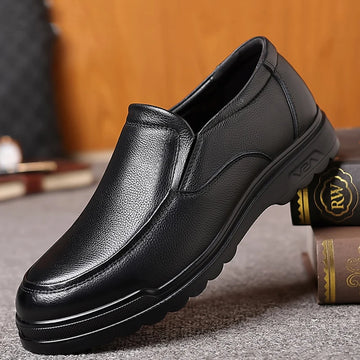 Leather Shoes for Men Dress Shoes Slip-on Plus Size Office Formal Shoes for Male Wedding Party Casual Business Oxfords