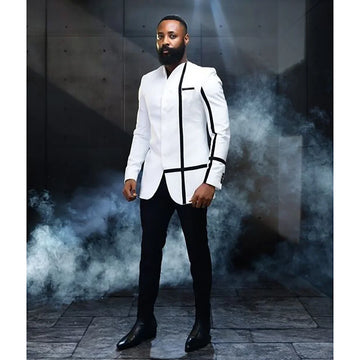 New Style Men's 2 Pieces Suit Set Social Party Work Commute High Quality Chic Outfits 2025 Customized