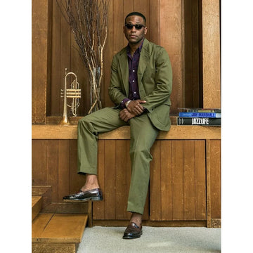 Men's Suit 2 Pieces Jacket Pants Casual Style Daily Work Commute Travel Social Party Male Clothing Customized
