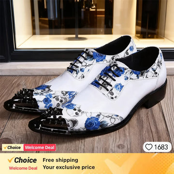 mens classic shoes spiked loafers black red wedding gold toe dress shoes brogue flats slip on shoe lasts