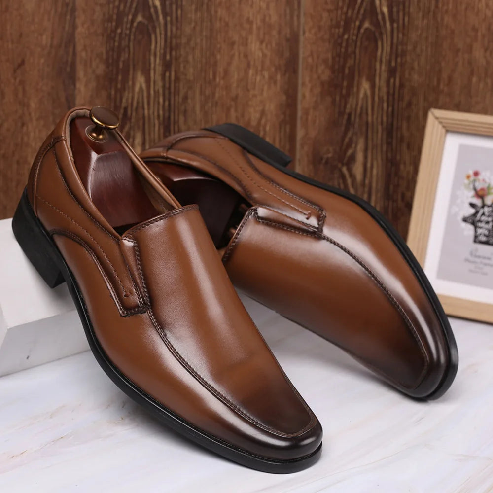 Business Leather Shoes for Men Classic Dress Shoes Male Fashion Elegant Formal Wedding Shoe Men Office Oxford Shoes for Men