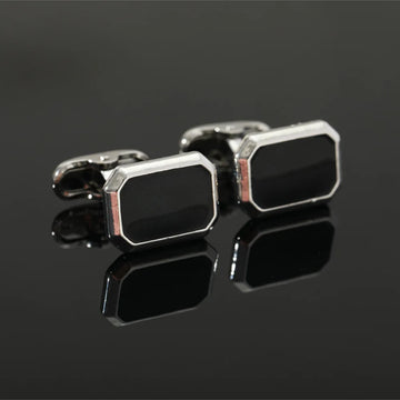 1Pair French Square Cufflinks Moda Moda Banqueto Brote de Banquetes Botões Botões