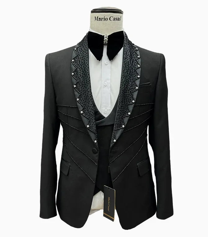 Latest Coat Pants Design Single-breasted Slim-fit Men's Suit Wedding Tuxedo Groom Business Party Dance Best Man Suit Clothing