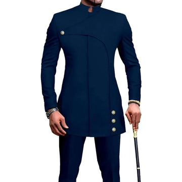 Summer Men's Suit 2 Pieces Jacket Pants Tailor-made Suits For Wedding Business Banquet Travel Blazer Set