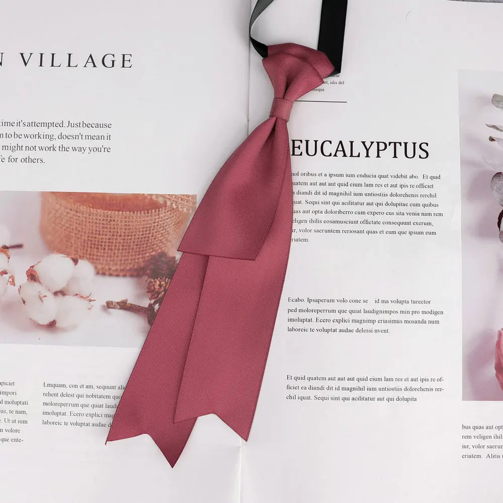 22cm Simple Candy Color Neck Tie Men's Women Business Dress College Style Shirt Bowtie for Womens Cute Wedding Neck Accessories