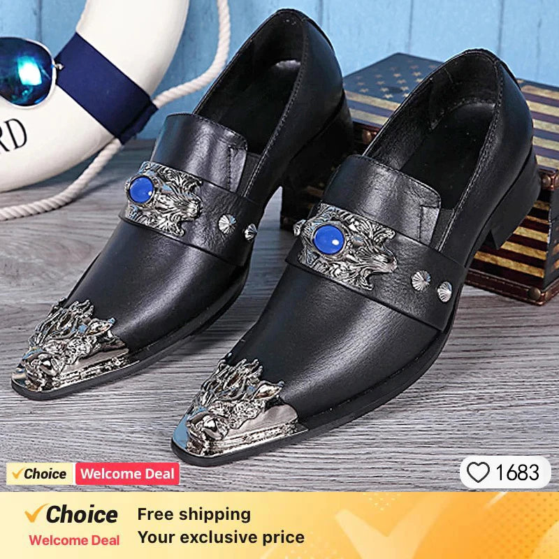 New Handmade Men white Gentleman Luxury shoes and Gold Top Fashion Prom and Banquet men dress shoes men's flats